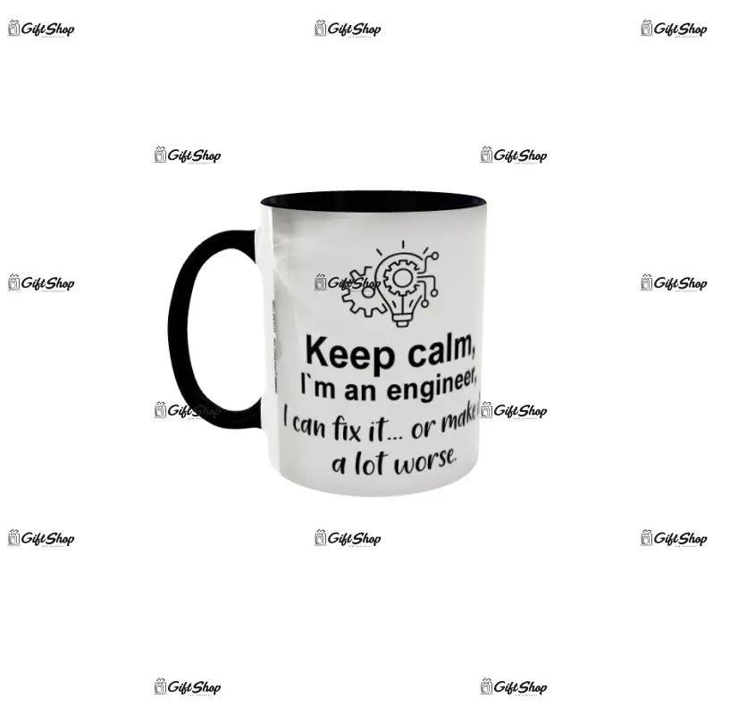 Keep calm i`m an engineer, cana ceramica, 330ml, model cgs1739